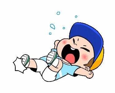 Animated crying
