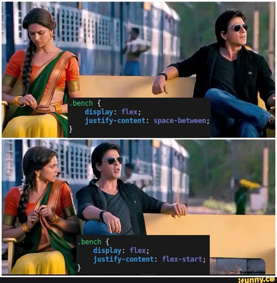 Display justify content. Justify-content. justify-content: center;. justify-content: space-between;. display flex css.