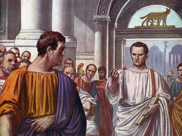 Красноречие цицерона. Цицерон и Катилина. Цицерон древний Рим. Цицерон Рим картина.