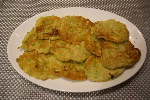 Кабачковые оладьи без масла