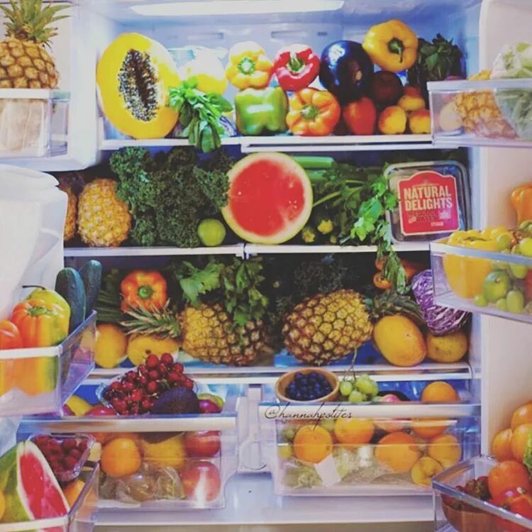 Холодильник с овощами и фруктами. Полный холодильник продуктов. Холодильник с продуктами. Полный холодильник фруктов. A lot of vegetables