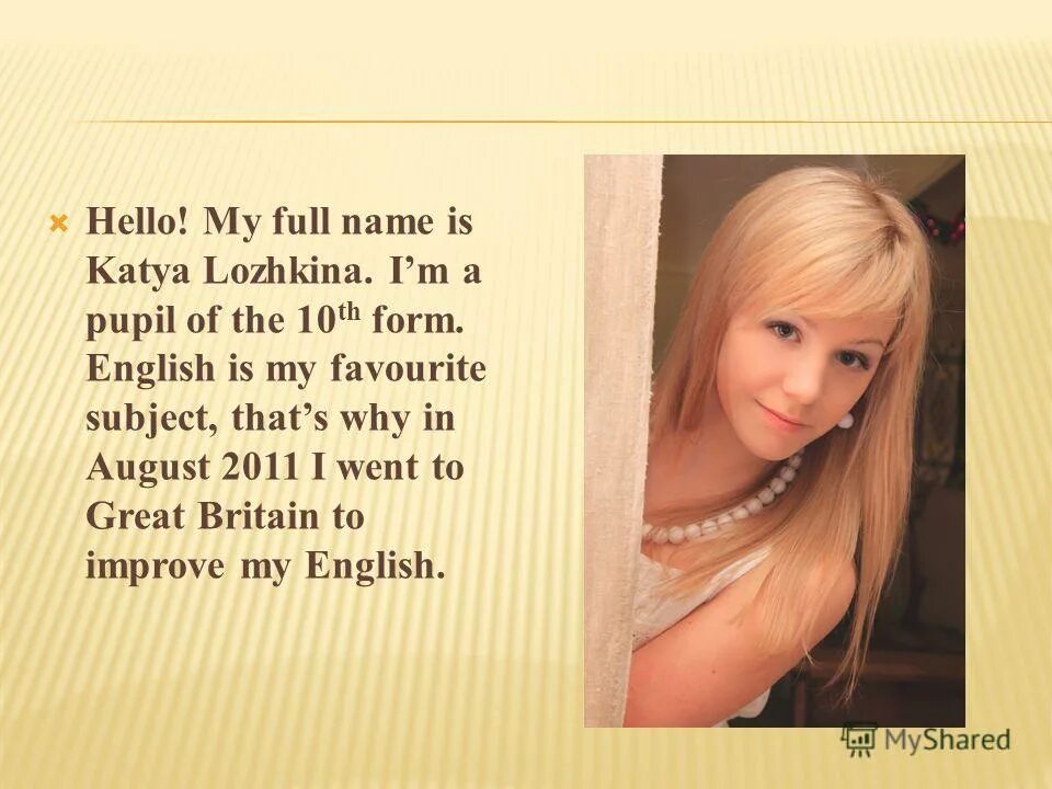 Full name is. Full name is