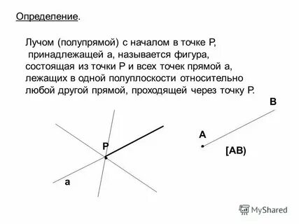 Прямая ав разбивает