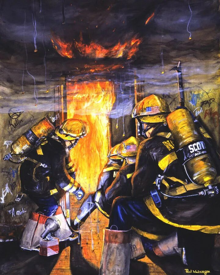 Пожарные в живописи. Картины на пожарную тематику. Картины про пожарных. Живопись пожарники.