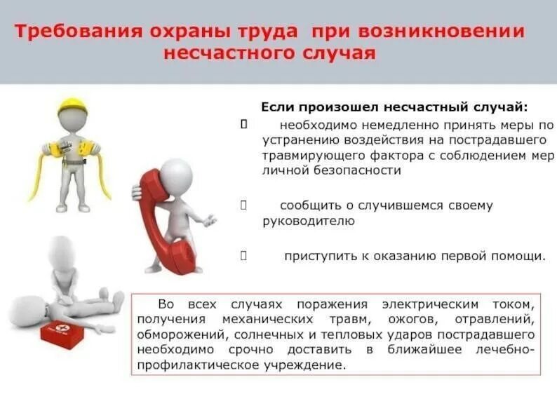 Информации о состоянии труда. Требования охраны труда. памятка по несчастным случаям на производстве. памятка при несчастном случае. порядок действий работника при возникновении несчастного случая.