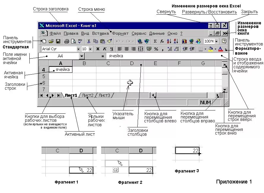 Название элементов интерфейса эксель. Электронная таблица MS excel. Структура окна.. Панель инструментов в MS excel. Интерфейс табличного процессора MS excel. Окно панели элементов