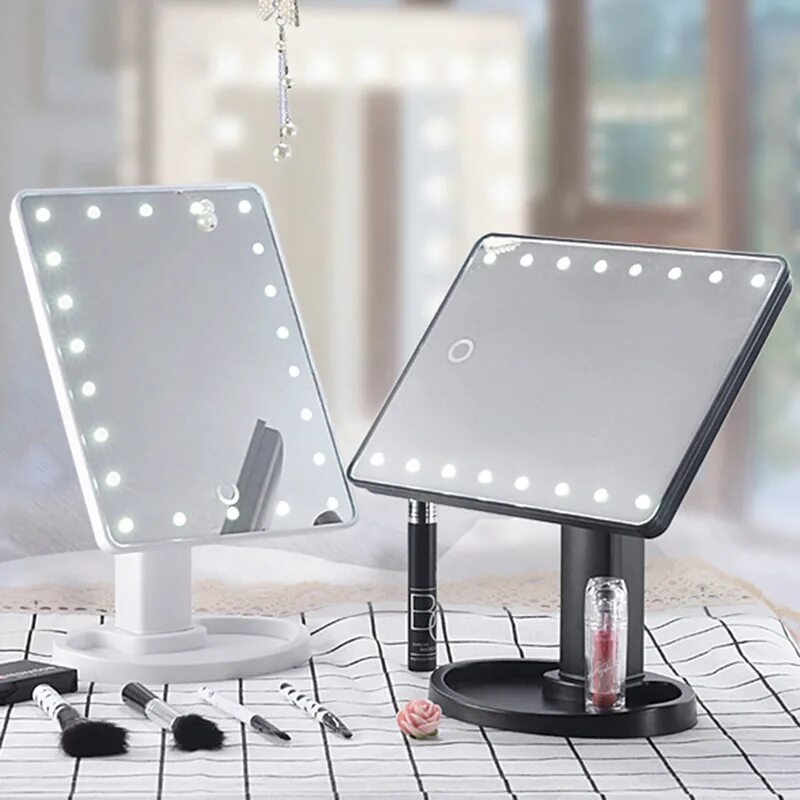 Купить зеркала оптом. Косметическое зеркало с подсветкой large led Mirror 16 светодиодов. Led Cosmetic Mirror зеркало с подсветкой. TDK-015-16l косметическое зеркало с подсветкой large led Mirror 16l. Зеркало настольное с подсеткой.