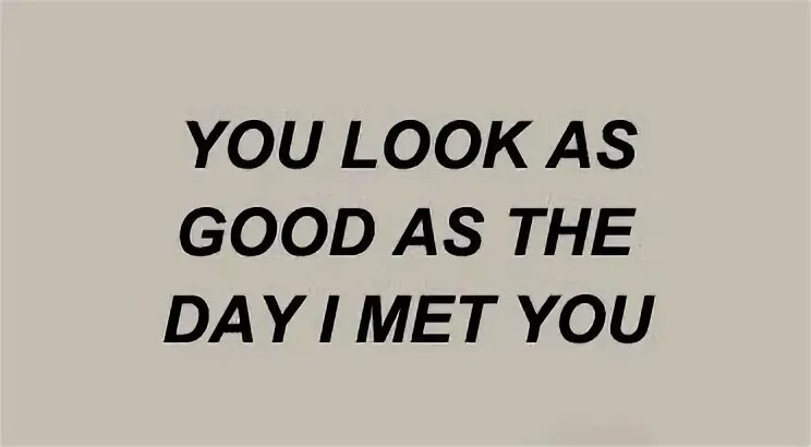 As good looking as