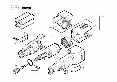 Запчасти для Dremel F013075132 скачать деталировку и каталог запчастей 