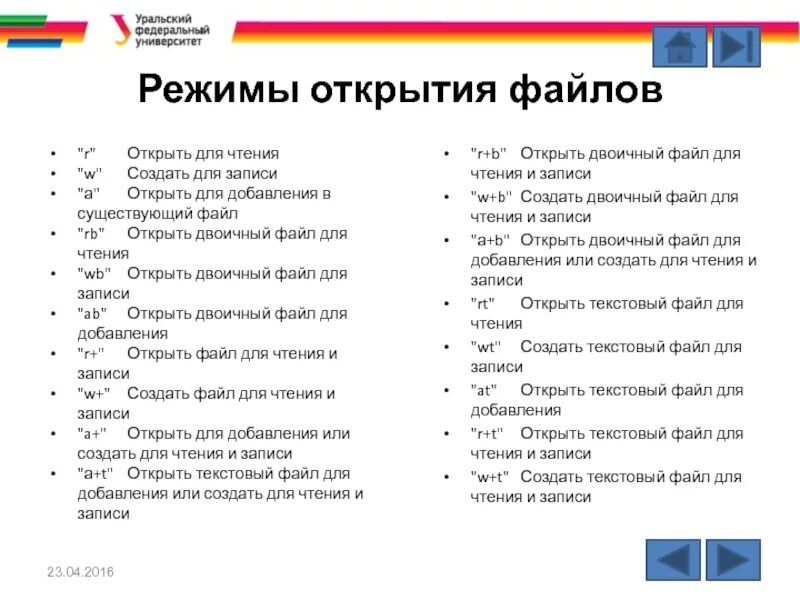Истории открытых файлов. Режимы открытия файлов. режимы открытия файлов в си. режимы открытия файлов c++. режим открытия бинарного файла.