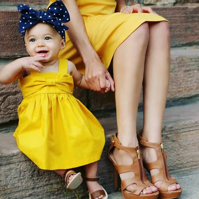 Baby and yellow