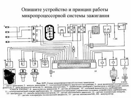 Карбюратор 406 двигатель схема подключения