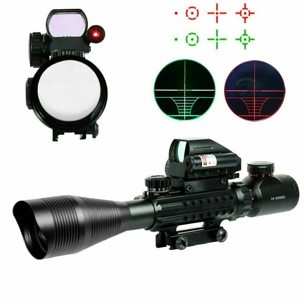 Гайд прицелы купить. Bushnell Tactical Optical 3-9x32eg Riflescope with Holographic Reflex 4 Reticle. 4-12x50eg тактический прицел с голографическая 4 сетка чертеж. Прицел 4-12x50eg Размеры. Голографический прицел сверху.