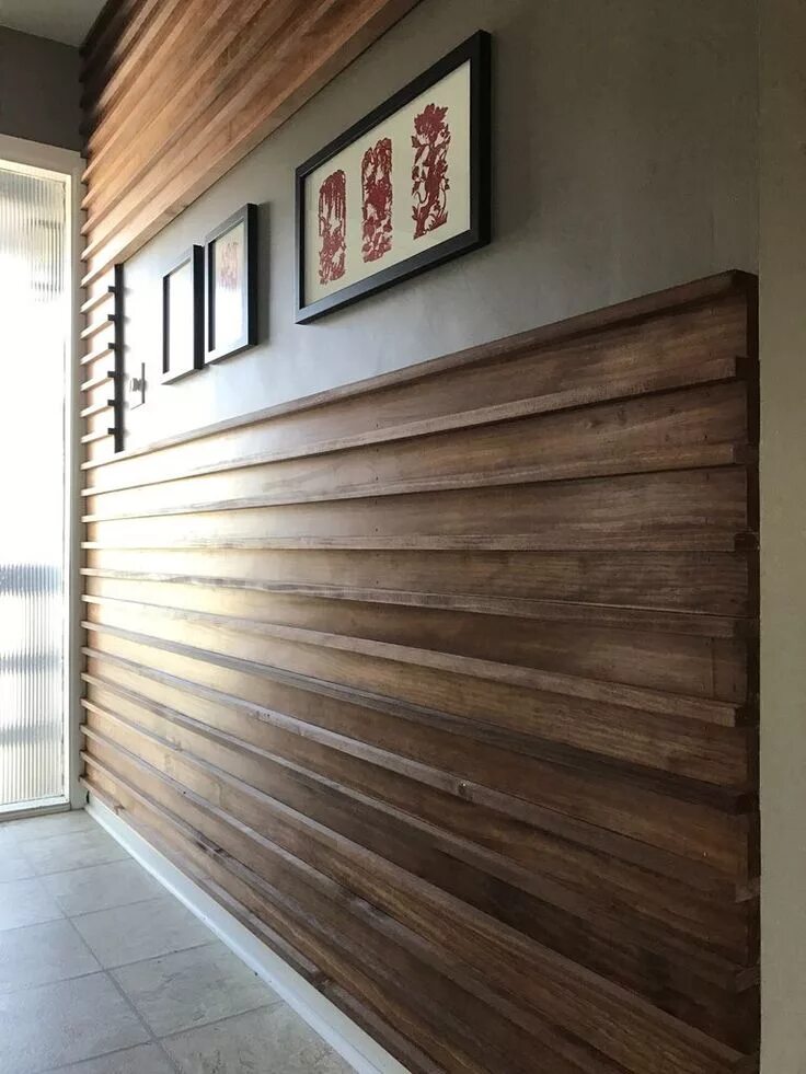 Wood Slat Trend Wandverkleidung holz innen, Wandverkleidung innen, Wandverkleidu