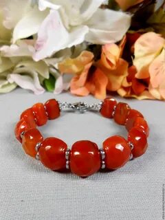 Браслет из сердолика