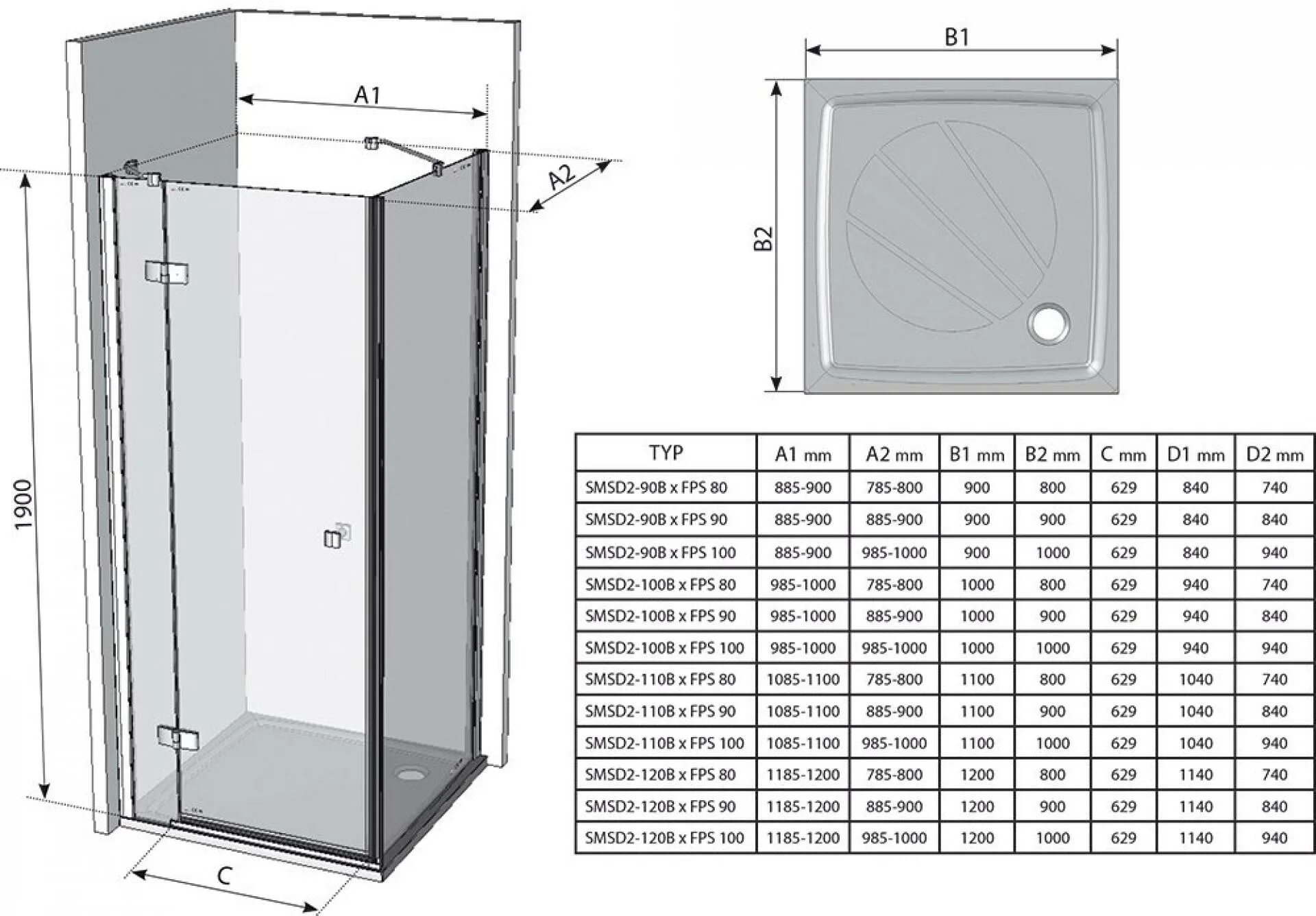 Душевой уголок Ravak smartline smsd2+SMPS 110x90 110см*90см. Душевой уголок Ravak smartline smsd2+SMPS 100x90 100см*90см. Габариты душевой кабины 800*1200. Душевая дверь smartline Ravak smsd2-100 а-r. Размеры душевой стандарт