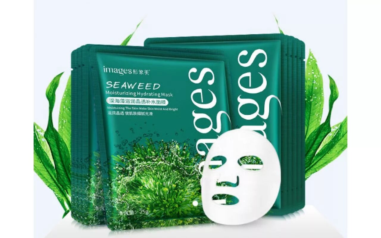 Маска images. Тканевая маска images seaweed с экстрактом морских водорослей. bioaqua. маска-салфетка для лица с морскими водорослями, 30 гр. images moisturizing mask смягчающая маска для лица на основе морских водорослей. тканевая маска с водорослями images.