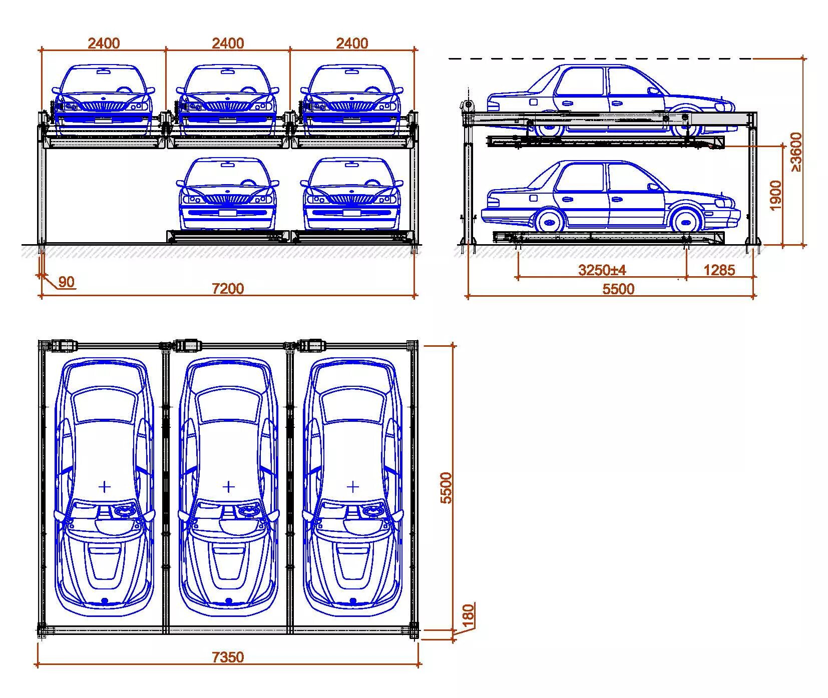 Большие габариты. Габариты механизированного подъемника парковки. Роторная парковка чертеж. Зависимые парковочные системы габариты. Двухуровневые парковочные системы габариты.