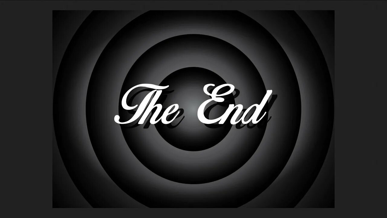 The end john. The end картинка. The end надпись. Заставка the end.