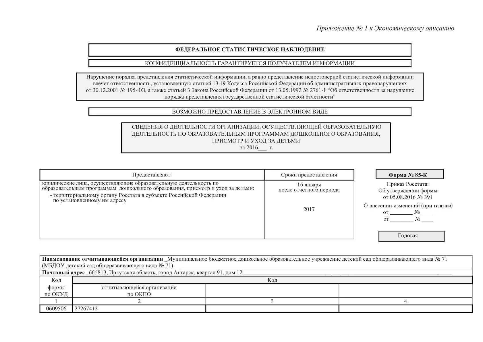 Заполнение формы 1 предприятие. Форма 85-к. Федеральное статистическое наблюдение. Статистический отчет форма 85 к. Сведений по форме федерального статистического наблюдения печать.