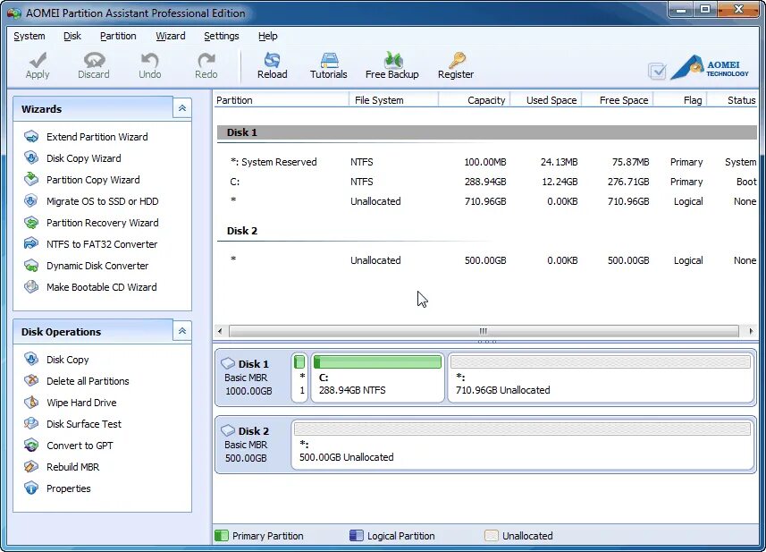 Тип partition. Выравнивание диска ssd partition.