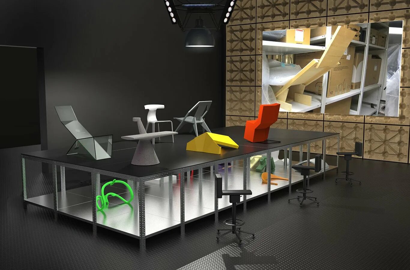 Система дизайнера. "Konstantin Grcic Industrial Design" (KGID). Промышленный дизайн. Промышленный дизайнер. Дизайнерское оборудование.
