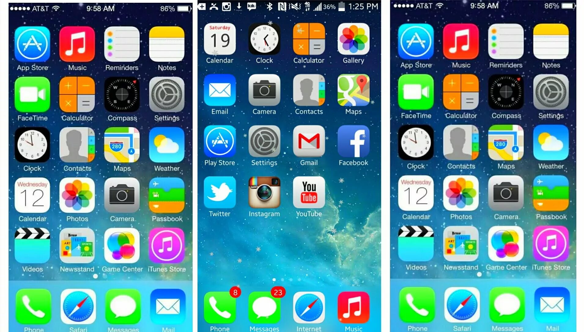 Приложение iphone для android