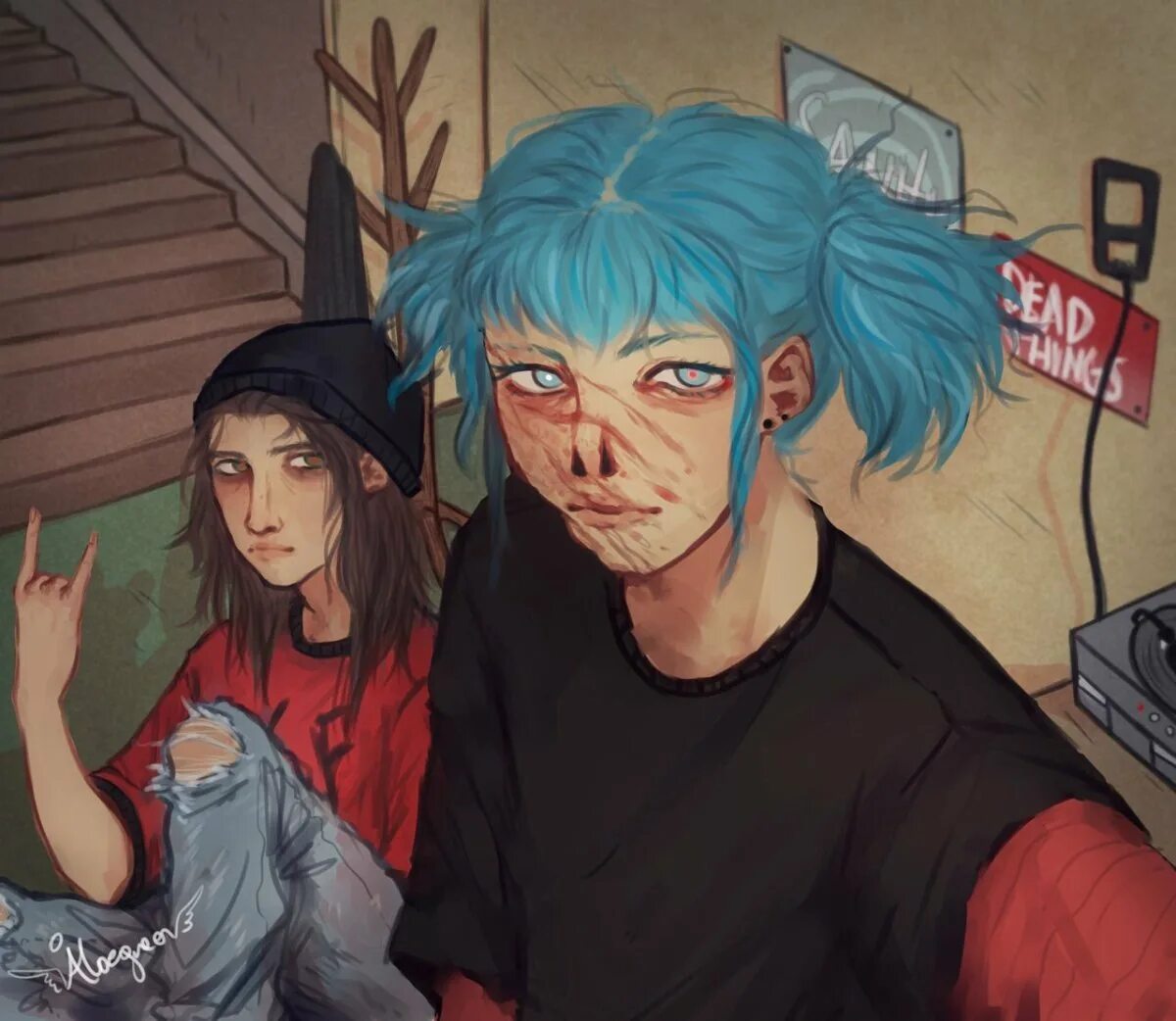 Комната ларри. Ларри салли фейс. ларри арт sally face. ларри джонсон салли фейс арт. салли фишер и ларри.