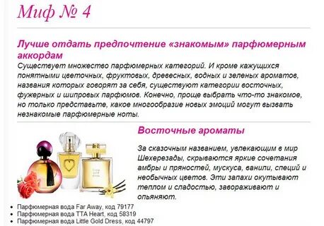 Проект на тему духи