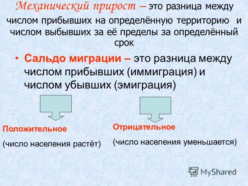 Виды прироста. Механический прирост. При механических. Механический прирост населения. Естественный и механический прирост.