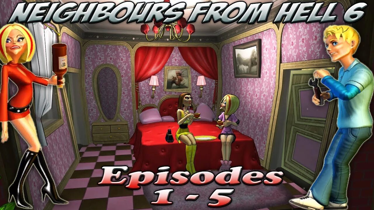 Neighbours from hell seasons. Соседи из ада игра. Neighbours from Hell игры. Полный гламур. Соседка игра.