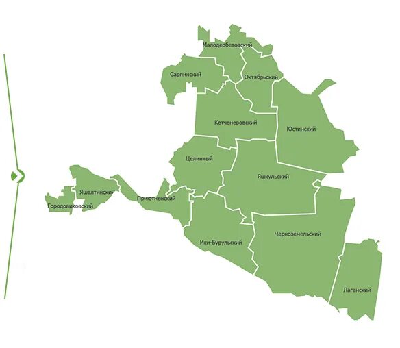 Карта Калмыкии с районами. Географическая карта Республики Калмыкия. Карта кллиыкит. Карта Калмыкии с границами.