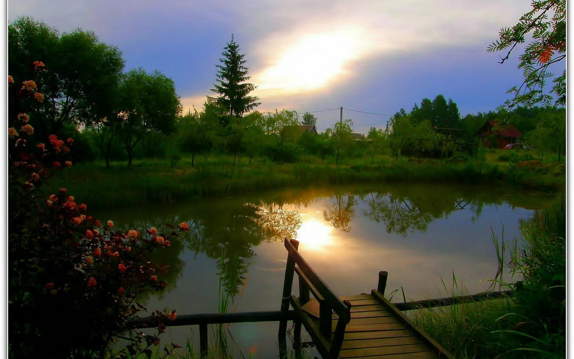Ильинский пруд Серпухов. Летний пейзаж. Природа деревня. Природа вечер. Благодать рекою