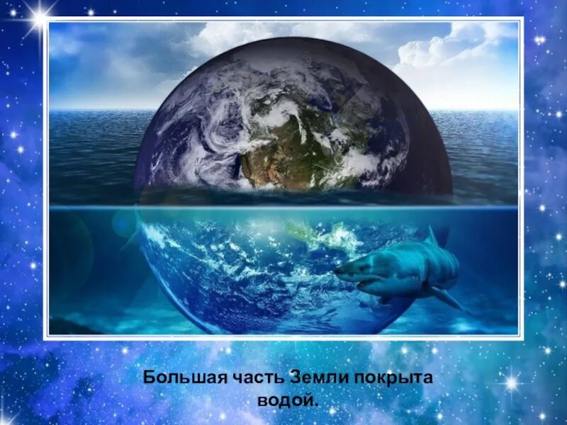 Покрытая водой часть земли. Земля наш космический дом. Зе ля наш космический дом. Большая часть земли покрыта водой. Земля покрыта водой.