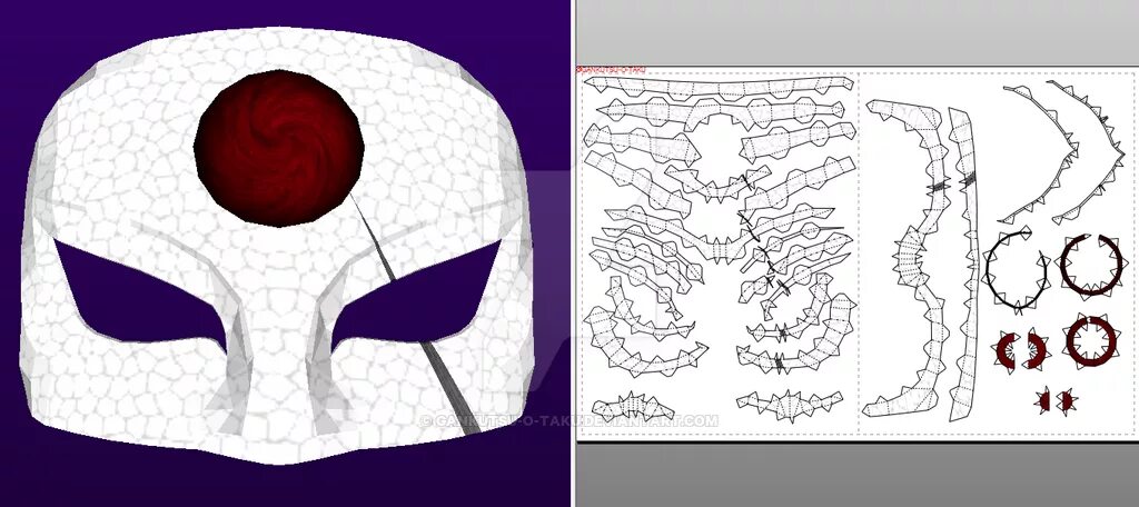 Схема маски из бумаги. Пепакура катана. Пепакура маска Анбу. Развертка маски. Маска Анонимуса развертка.