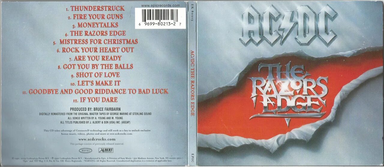 1990 год альбом. AC DC the Razors Edge 1990. AC DC 1990 the Razor's Edge album обложка. AC DC the Razors Edge обложка. AC/DC "the Razor's Edge (LP)".