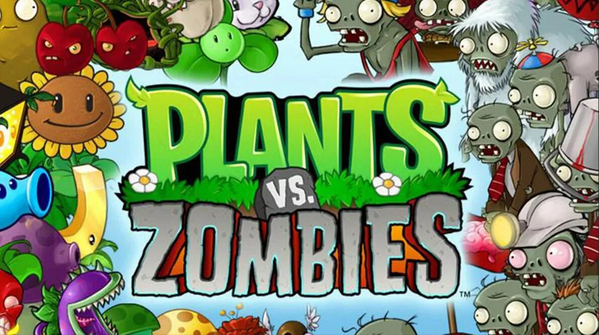 New plants vs zombie. Plants vs Zombies 1 Постер. Растения против зомби 1 зомби. Plants vs. Zombies 1 обложка. Игра растения против зомби 2.