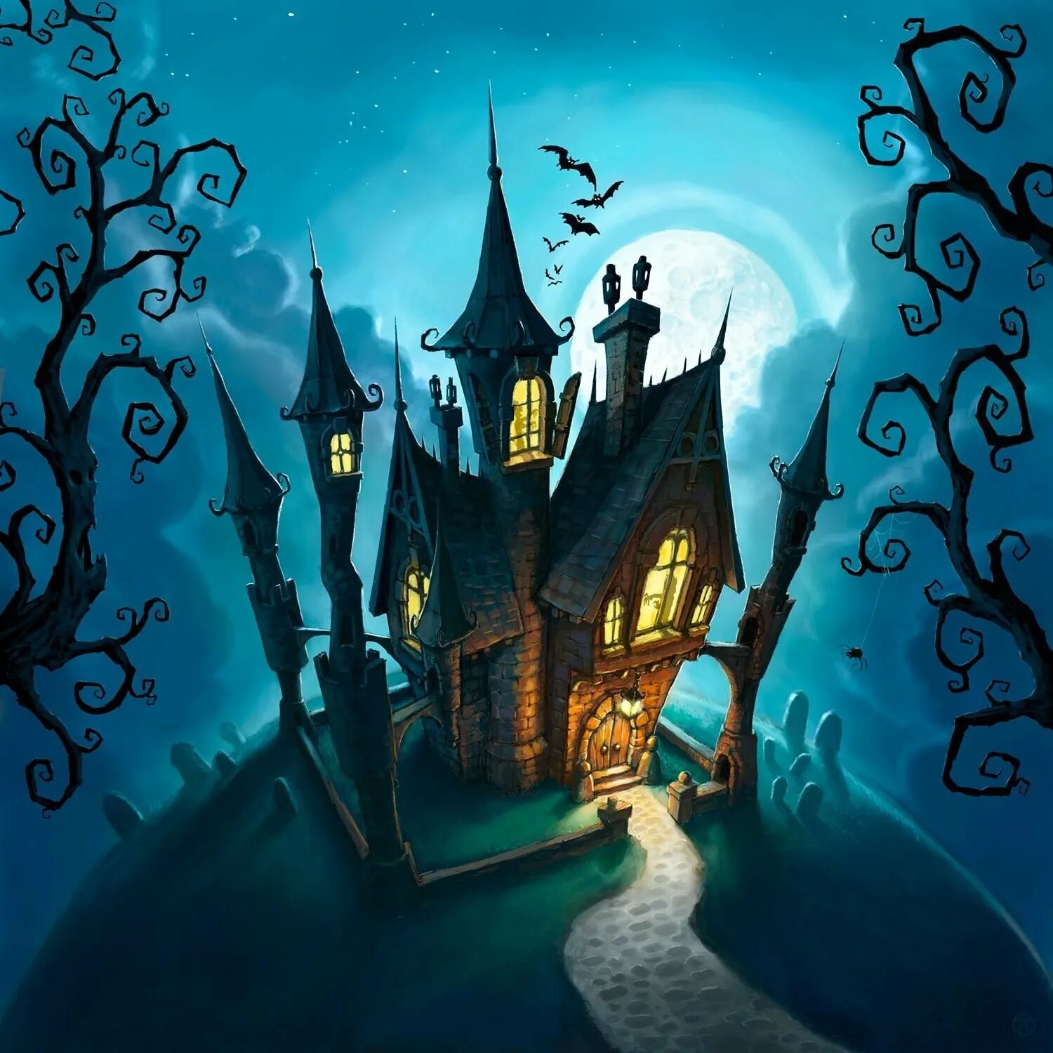 Замок злых мыслей. Замок злой колдуньи. Witch's castle. Замок для хэллоуина. Wizard castle.