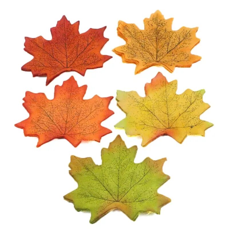 Осенние листья. Украшение "лист". Разноцветные кленовые листья. Осенние листочки разноцветные.