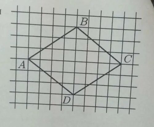 На клетчатой бумаге с размером 1х1 ромб. Ромб ABCD. Найдите его периметр.. Площадь ромба на клетчатой бумаге 1х1. Ромб на клетчатой бумаге. Площадь ромба на клетчатой бумаге с размером 1х1.