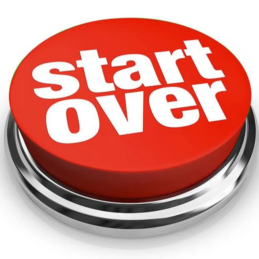 Start. Start over. Красная кнопка заново. Рестарт. Start over 2