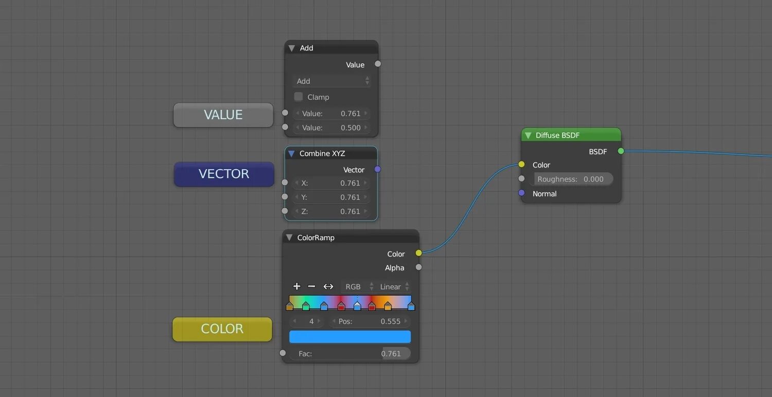 Random value. Blender random value.