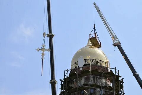Купол устанавливают