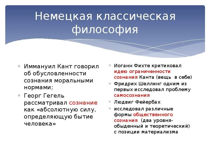 История сознания философия. Проблемы немецкой классической философии. Сознание в немецкой классической философии. Бытие в немецкой классической философии. Немецкая классическая философия кант.