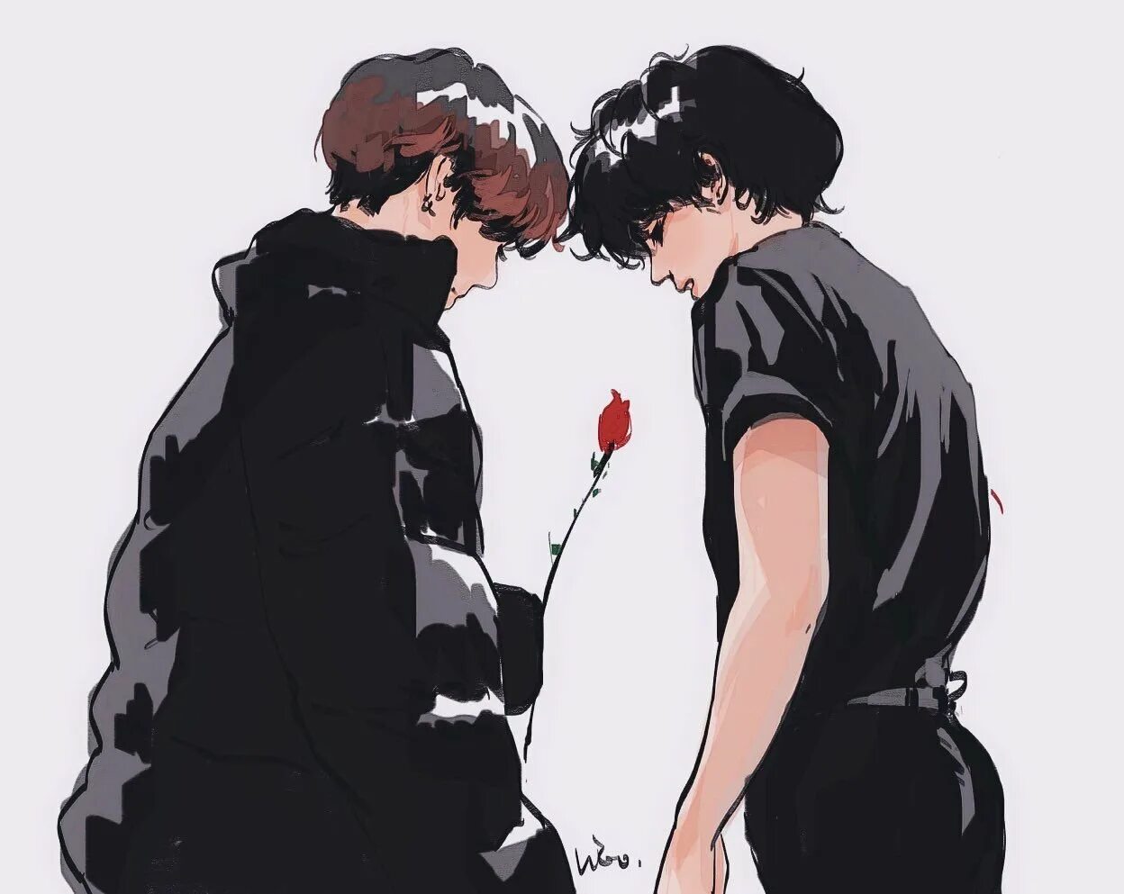 Вигуки БТС арт. BTS Vkook Art. БТС xxerru Vkook. Taekook фан арт 2020.