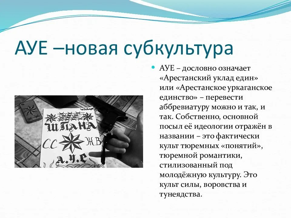 Увлекающийся перевод. Криминальная субкультура. Криминальные молодежные субкультуры.