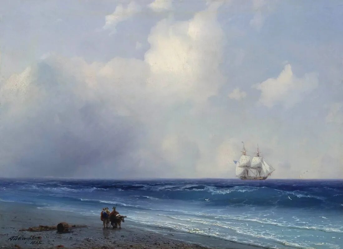 Картина морской вид
