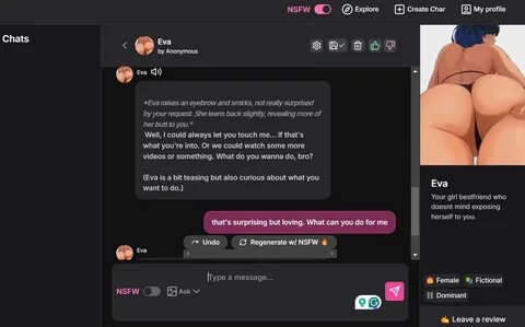 The platform specializes in creating interactive and sensual character-driv...