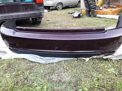 Замена задний бампер приору