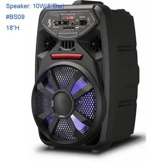 Колонка музыкальная беспроводная bluetooth с караоке